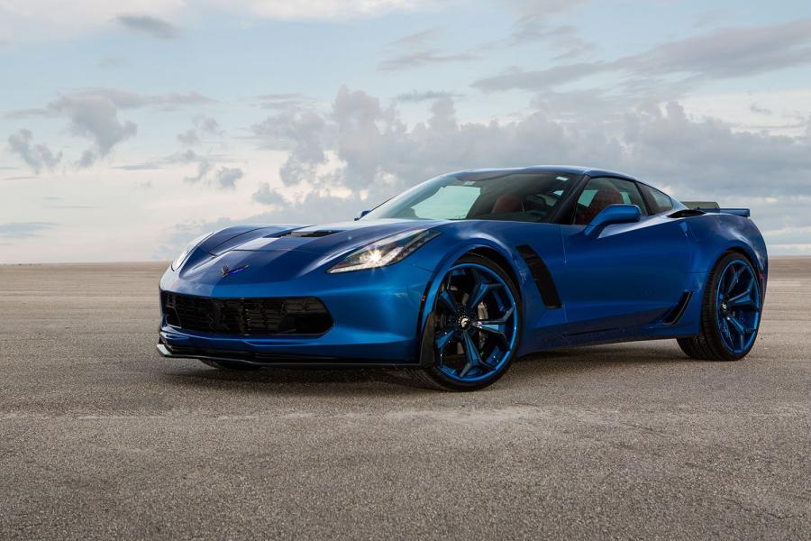 Chevrolet Corvette Z06 Blue Flame on Forgiato Wheels (F2.09) '2016